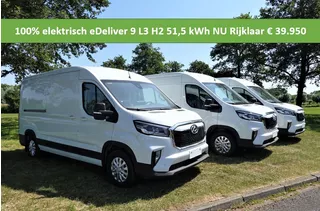 Maxus eDeliver9 gesloten bestelwagen 100% Elektrisch L3H2 51,5 kWh