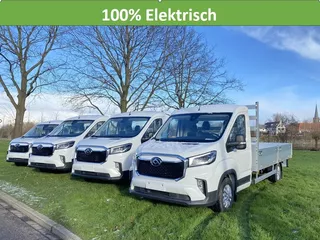 Maxus eDeliver9 CC met Open Laadbak L4 100% elektrisch L4 65 kWh N1 Direct uit voorraad