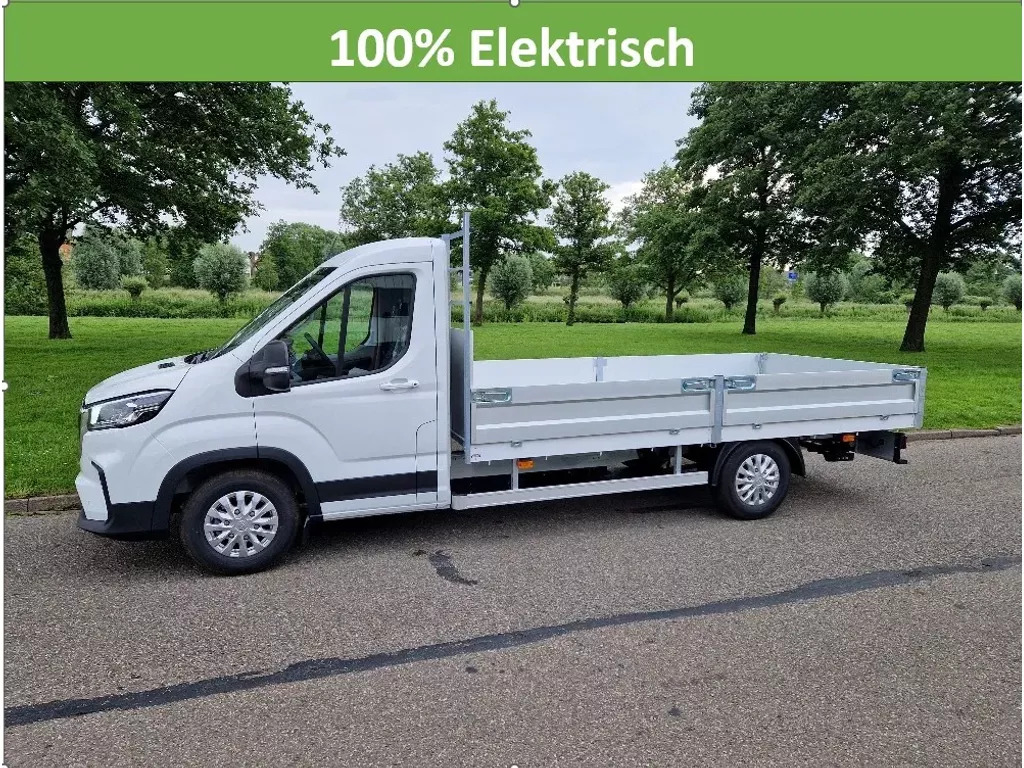 Maxus eDeliver9 CC met Open Laadbak L4 100% elektrisch L4 65 kWh N1 Direct uit voorraad